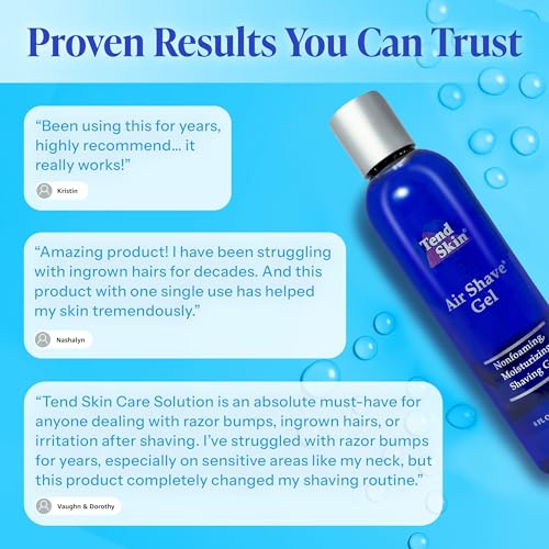 Hydrating Shave Gel for Sensitive Skin - Friction-Reducing & Moisturizing, 8 Oz