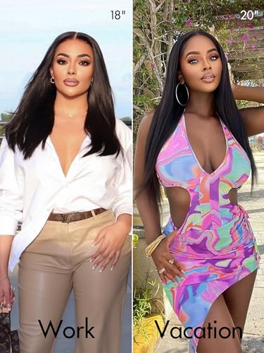 LUVME HAIR 26'' Straight Lace Front Wig 13x4 Glueless Human Hair