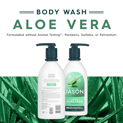 Jason Natural Body Wash & Shower Gel, Soothing Aloe Vera, 30 Oz