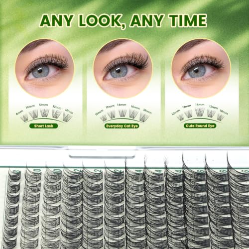 Lash Clusters Kit 120pcs Thick Volume DIY Eyelash Extensions