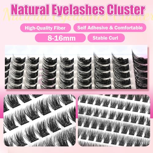 Self-Adhesive Eyelash Clusters Kit with Tweezers - MUSELASH