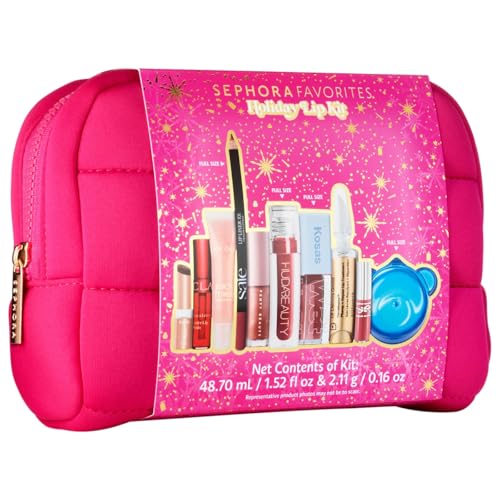 Sephora 10-Piece Holiday Lip Care Set - Gloss, Liner & Treatment