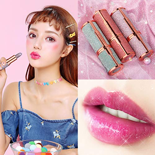 Glitter Star Long-Lasting Lipstick - Moisturizing Creamy Formula