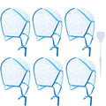 Hair Highlighting Cap Kit 6-Pack with Plastic Hooks