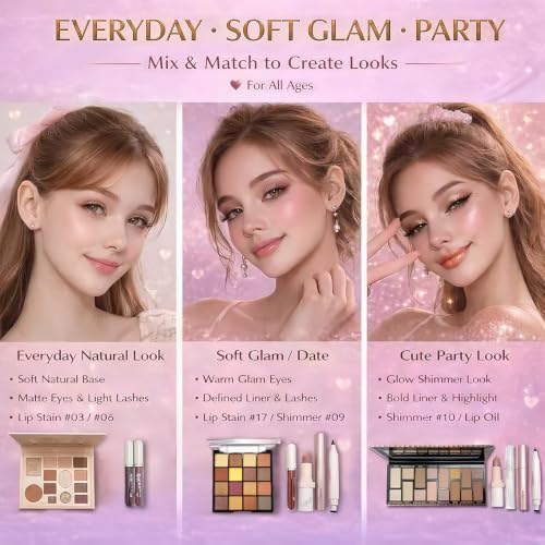 LUMA EDIT All-in-One Makeup Kit for Women & Beginners