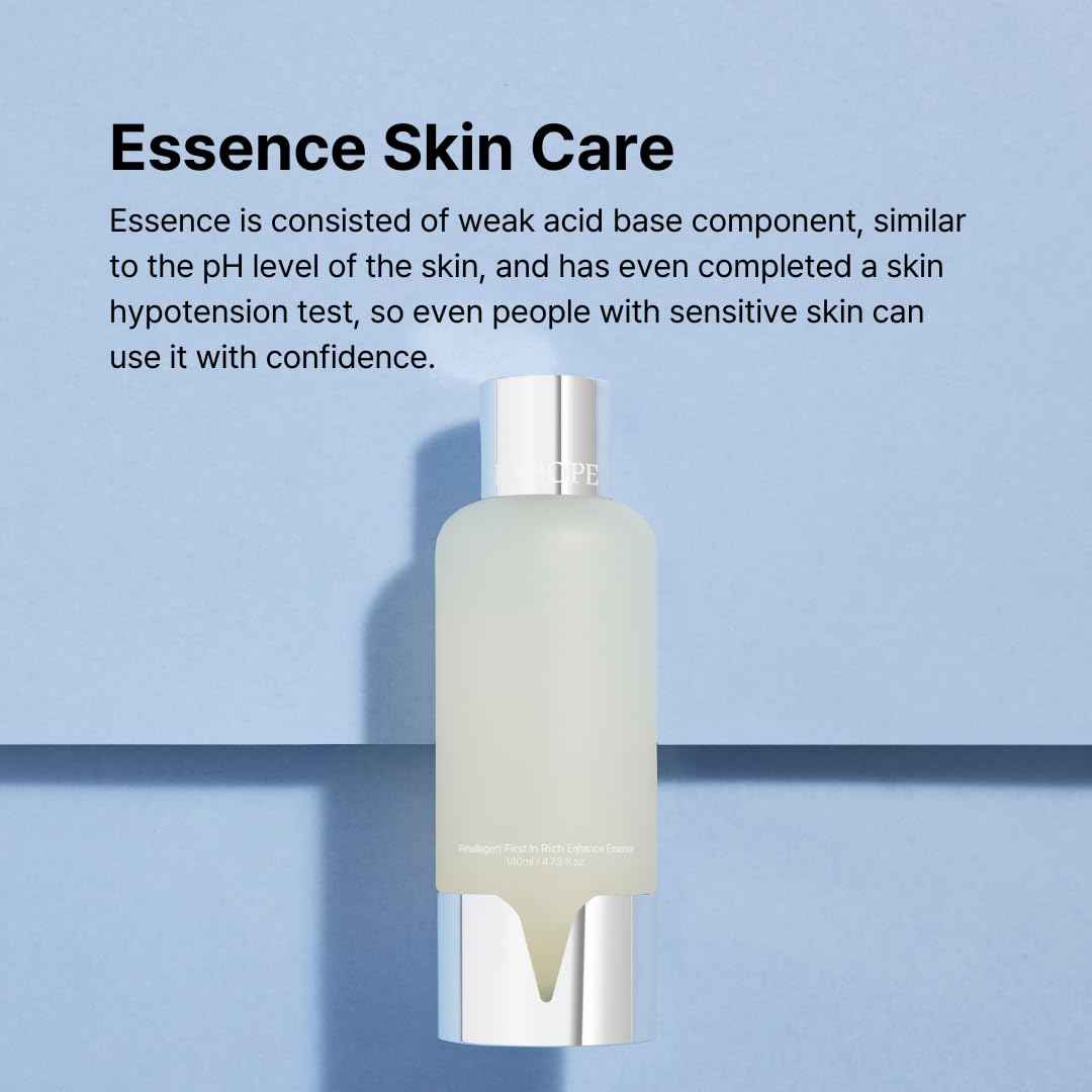 Labope Penellagen First in Rich Enhance Essence - Korean Skin Care - Anti Aging Face Toner - Starfish Collagen Extract - Includes Elastin, Ceramide, and Multi-Hyaluronic Acid - 4.73 oz