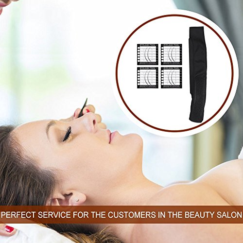 Semme Magnetic Headband for Eyelash Extensions with 4 Lash Pad Holders