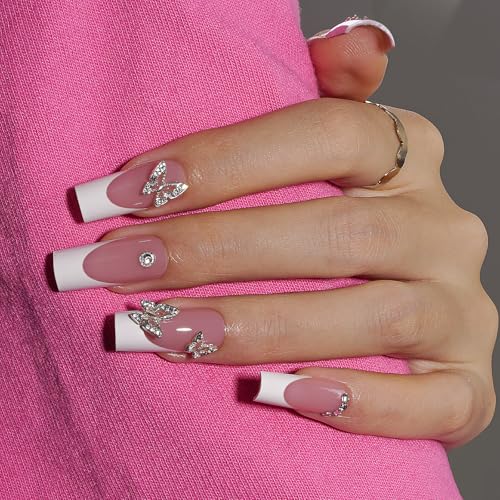 Canvalite French Tip Press On Nails - 300 Pcs