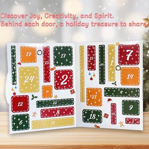 Makeup Advent Calendar 2025, 24 Days Christmas Makeup Gift Set for Women & Teens, Makeup Set Christmas Countdown Calendar, Make up Set for Girls, Holiday Surprise Make Up Kit for Women Full Kit