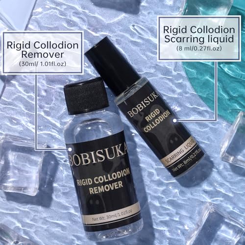 BOBISUKA SFX Scar Makeup Kit with Rigid Collodion & Remover