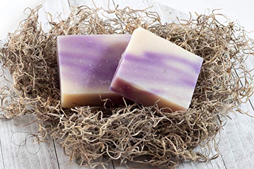 360Feel Lavender Soap -5oz Castile Handmade Soap bar - Lavender floral fragrance - Pure Lavender Essential Oil Natural Soaps- Great as Anniversary Wedding Gifts Christmas stocking stuffer