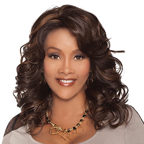 Vivica A. Fox GOLDIE-V New Futura Fiber, Deep Swiss Lace Front Wig in Color P273033