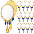 Gold Bow Hand Mirror Party Favors Set of 12