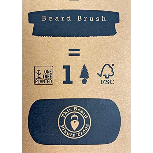 Big Boar Bristle Beard Brush from Green Beard Grmng - Boar Bristle & Bamboo