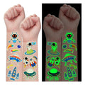 Glow in The Dark Space Tattoos for Kids - 290 Styles