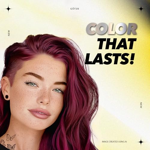 Got2B Metallics Dark Ruby M68 Permanent Hair Dye