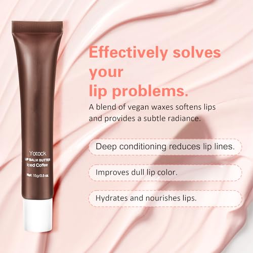 4 PCS Summer Lip Glossy Butter Balm Set, Tinted Lip Balm Long-Lasting Hydrating and Moisturizer, Glitter Lip Glossy Soften Dry Lips and Lip Care, Christmas, Birthdays Gifts for Women and Teen Girls
