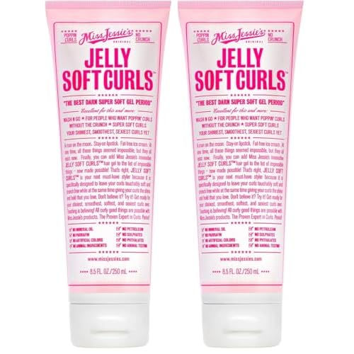 Miss Jessie's Jelly Soft Curl Gel | For Curly Hair | 8.5 oz | Pack of 2