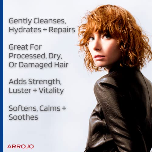ARROJO Moisturizing Shampoo 8.5 oz - Hair Care with Essential Minerals & Coconut Oil
