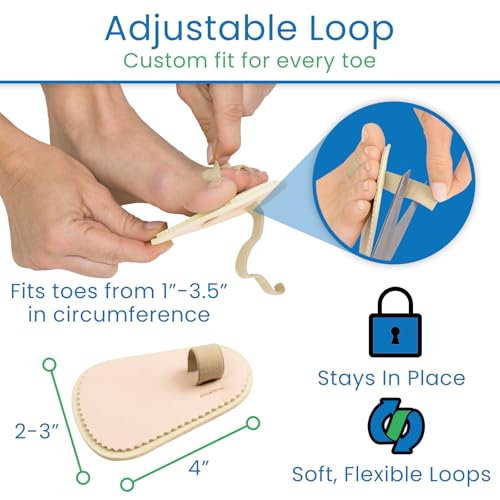 VIVEsole Budin Toe Straightener Pair - Hammer Toe Corrector for Pain Relief