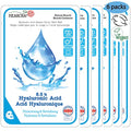 MEAROSA* Dermatologically tested, 8.5% Hyaluronic Acid, Niacinamide, Vitamin E Vegan Formula Essence facial sheet masks Premium Quality Sensitive Skin [6Sheets]
