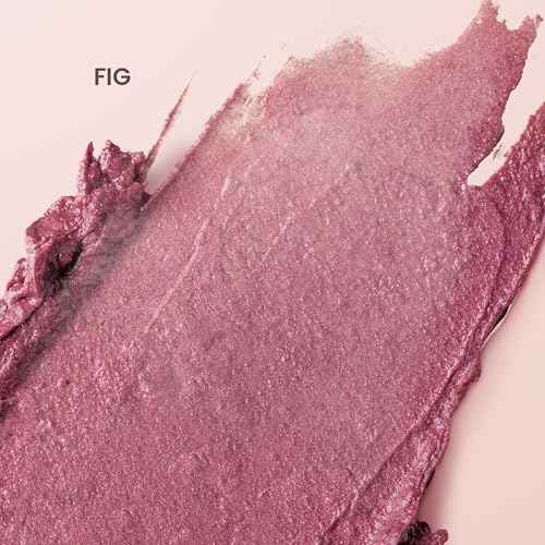 Burt's Bees Shimmer Lip Tint, Tinted Lip Balm Stick, Moisturizing for All Day Hydration with Natural Glowy Pigmented Finish & Buildable Color, Fig, 1 Tube, 0.09 oz.