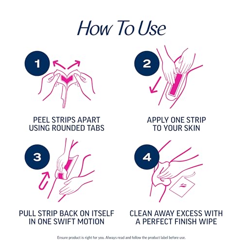 Veet Ready-To-Use Wax Strips Kit for Women | 40ct