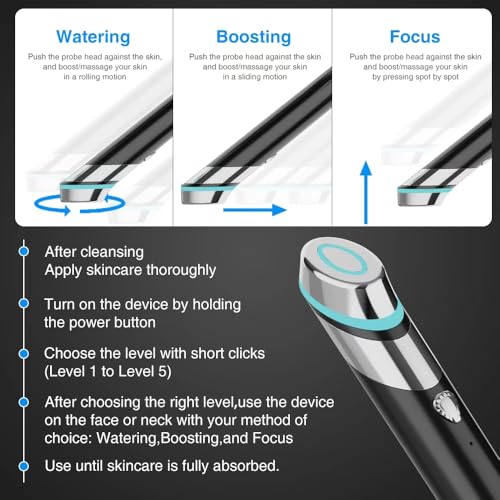 KAUOPCI Microcurrent Facial Device - LED Anti-Aging Therapy Tool