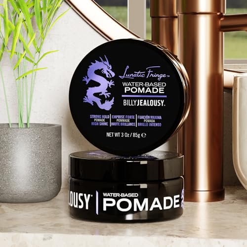 Billy Jealousy Lunatic Fringe Pomade for Men, 3 oz