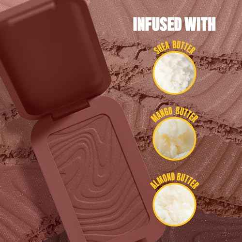 NYX PROFESSIONAL MAKEUP Matte Buttermelt Bronzer, Longwear Face Makeup with Up to 12 Hours of Wear, Vegan Formula - Deserve Butta (Light Medium Cool)