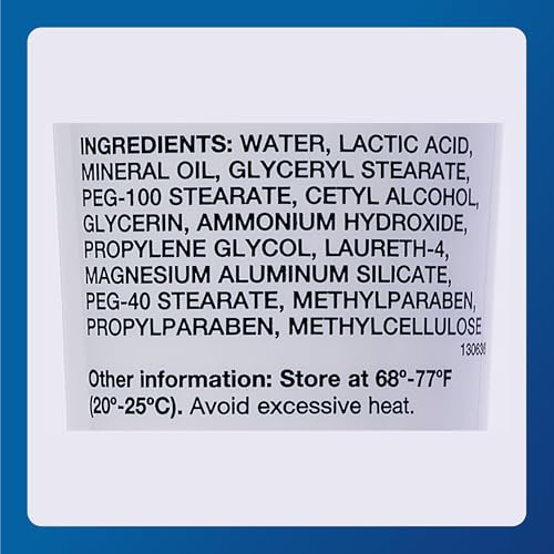 MAJOR Ammonium Lactate 12% Moisturizing Cream - Lactic Acid Cream - Helps Hydrate, Soften, and Exfoliate Rough, Dry Skin - Fragrance-Free - 4.9 Oz. (2 Pack)