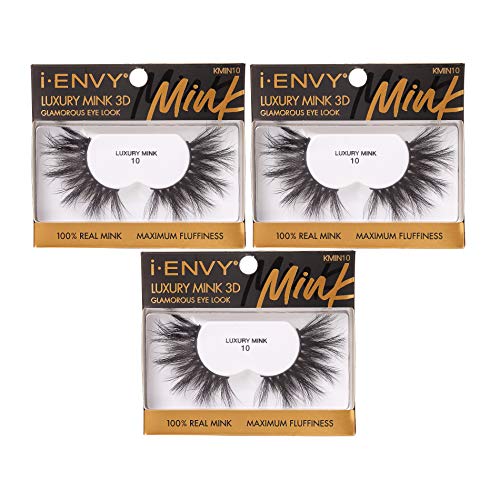 i-ENVY 25mm Luxury Mink False Eyelashes 3 Pack