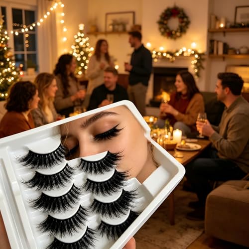 Magnetic Eyelashes Kit with Eyeliner - 10 Pairs Waterproof