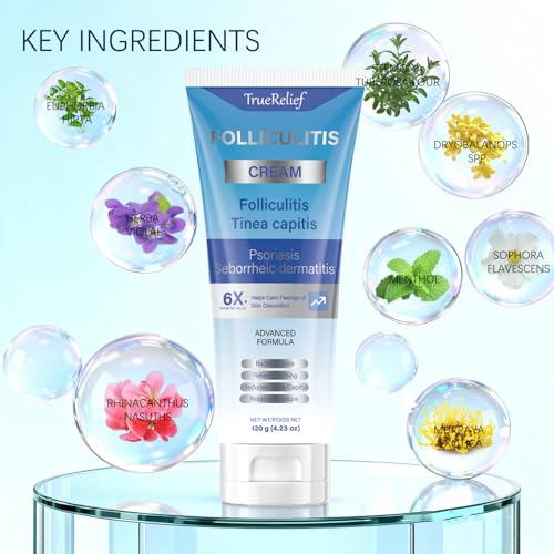 Folliculitis Cream for Scalp, Face & Body – 120g Soothing Relief