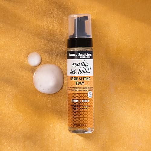 Aunt Jackie's Braid Setting Foam - Extra Firm Hold, 8.5 oz
