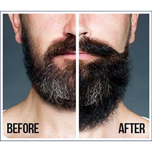 Difeel Mens Ultra Growth Basil and Castor Beard Oil 2.5 oz. - Natural Beard Oil for Hair Growth