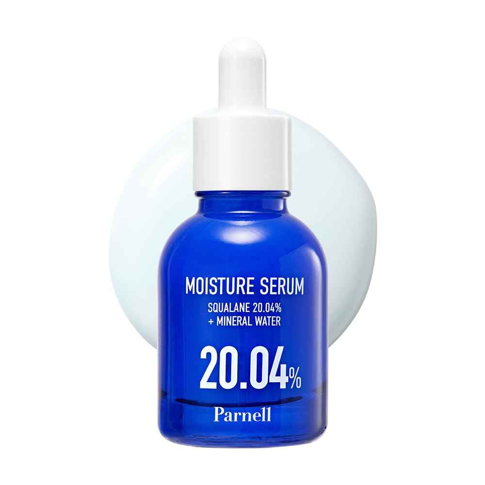 Parnell Squalane 20.04% Serum, Deep Hydrating Face Moisturizer, Mineral Water Barrier Serum for Dry & Sensitive Skin (1.01 fl.oz)