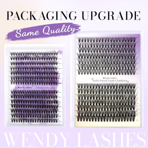 Wendy Lash Clusters DIY Kit - 240 PCS, 12-16mm Mixed, 30D+40D