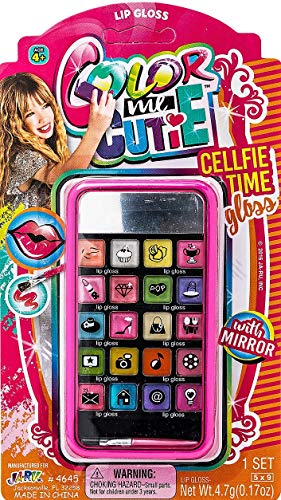 Kids Makeup Kit with Phone Case Mirror - Washable & Non Toxic