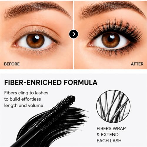 Waterproof Fiber Mascara Volume & Length