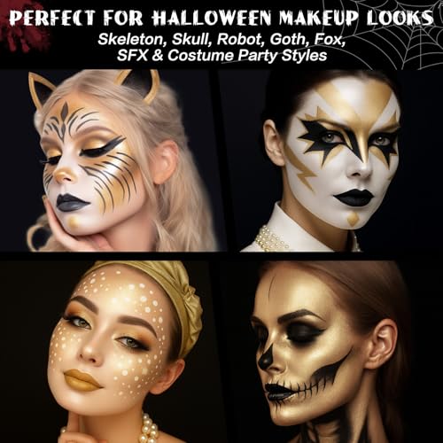 Metallic Gold Face Paint Stick - Full Coverage Washable