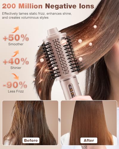 7MAGIC 7-in-1 Air Styler & Hair Dryer Brush with Auto-Wrap Curlers