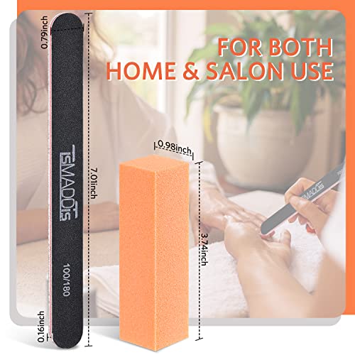 Professional Nail File Kit - 12PCS Double-Sided Emery Boards