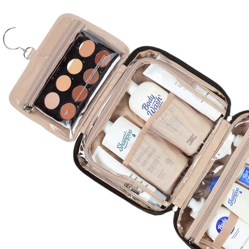 NISHEL Travel Toiletry Bag Hanging Organizer for Women