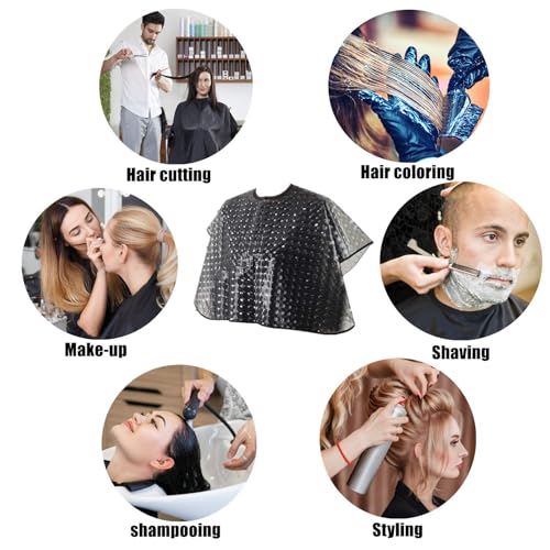 Waterproof Hair Dye Cape for Salon & Home Use