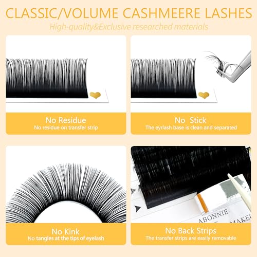ABONNIE Classic Lash Extensions 0.07 CC Curl 8-15mm Mix
