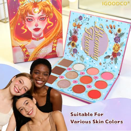 82 Color Eyeshadow Palette with Blush & Highlight