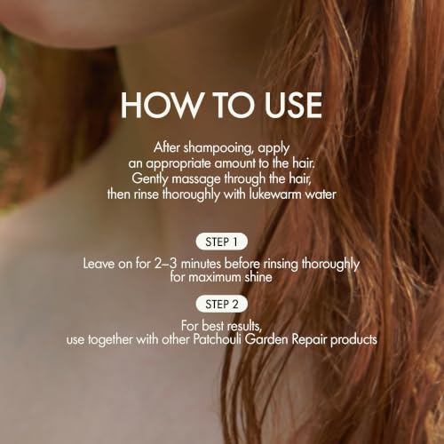 ANILLO Protein Hair Mask - Patchouli Garden for Damaged Hair, 5.07 fl oz