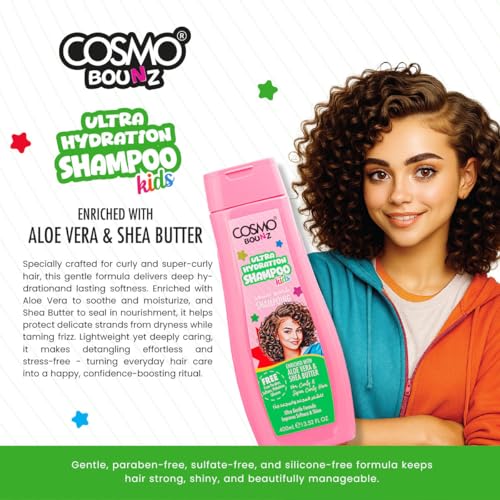 Ultra Hydration Kids Shampoo 400ml - Gentle Curl Care