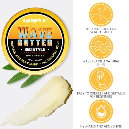 Wave Pomade for Men | Strong Hold 360 Waves Styling Cream